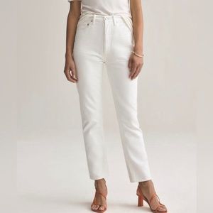 Agolde Riley jeans in white!